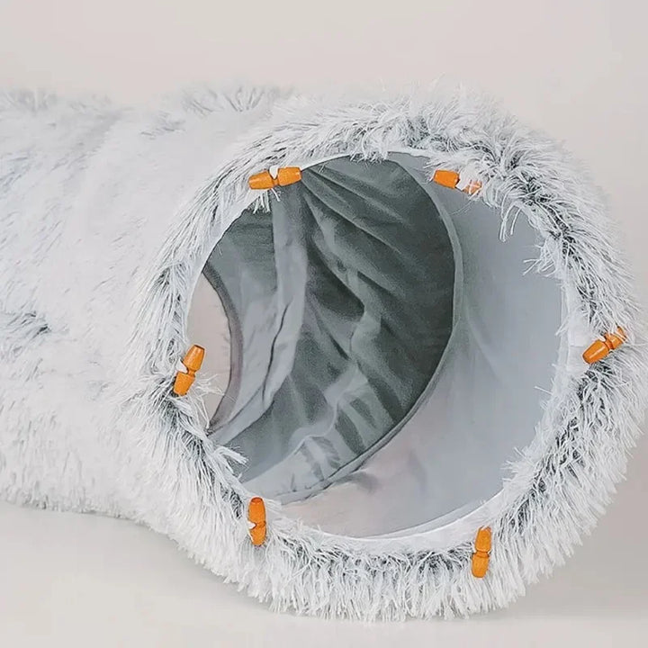 Plush Pet Tunnel Bed