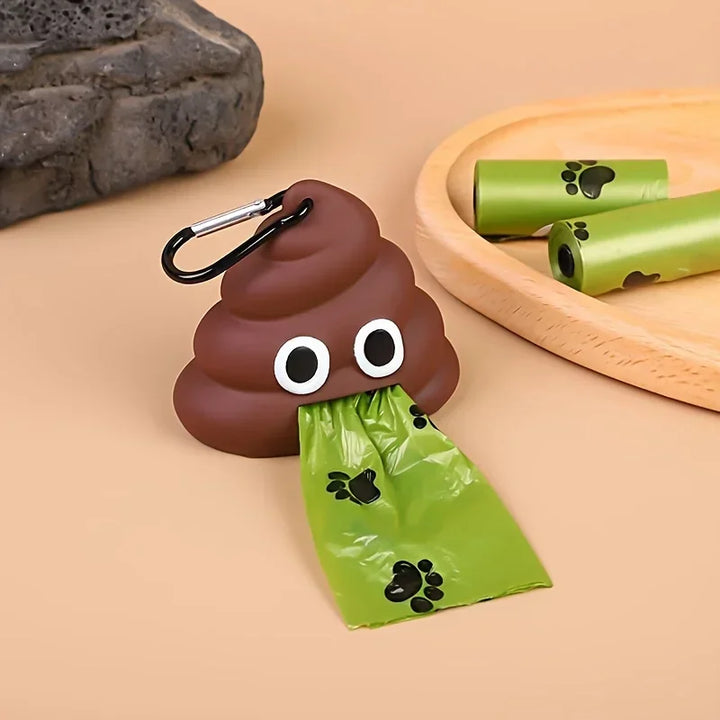 Portable Silicone Pet Waste Bag Dispenser