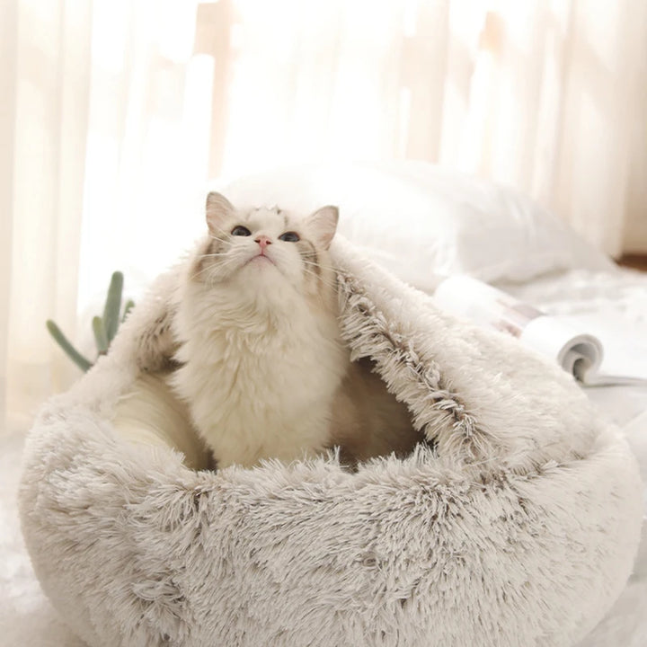 Soft Plush Pet Bed with Cover