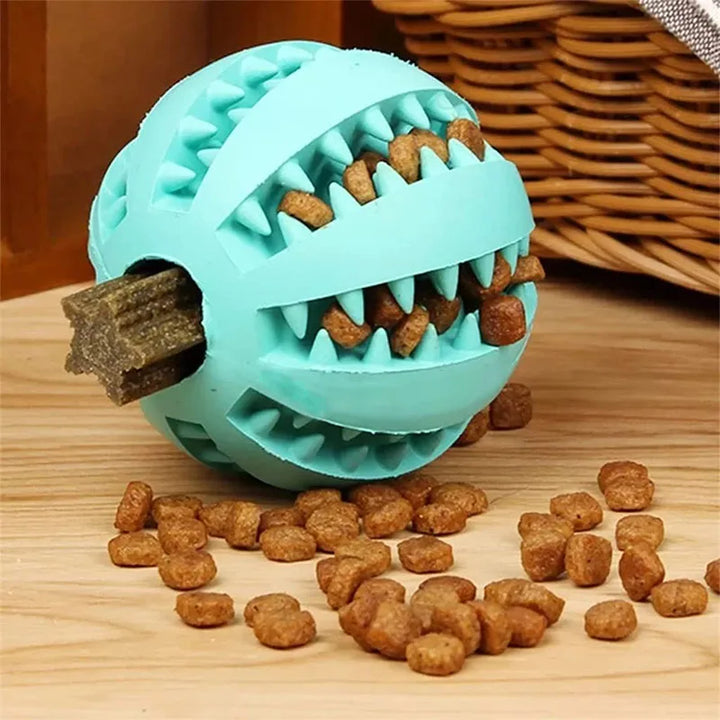 Interactive Rubber Dog Toy Ball