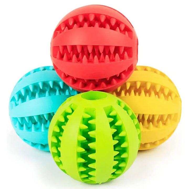 Interactive Rubber Dog Toy Ball