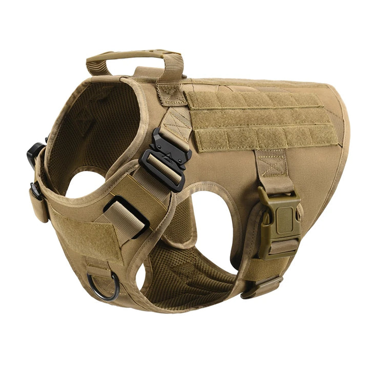 Tactical Military Dog Vest & Leash Set